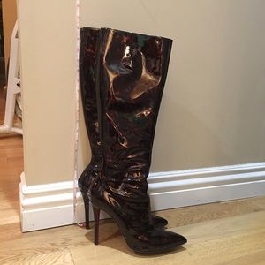 Christian Louboutin Patent Leather boots